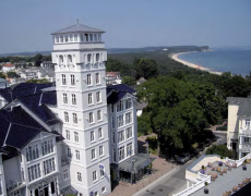 Luftaufnahme des Hotel Hanseatic Rügen Villen