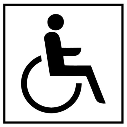 Piktogramm: Rollstuhlgeeignet