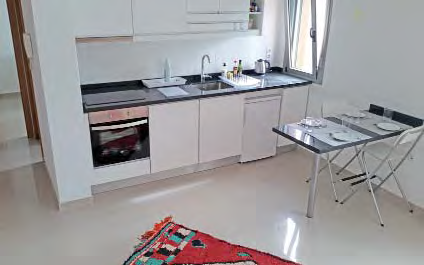 Appartement Meerkomfort, Küche